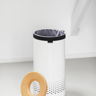  Brabantia laundry basket with cork cover, white, 35l - 2