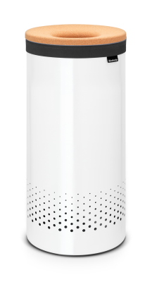  Brabantia laundry basket with cork cover, white, 35l