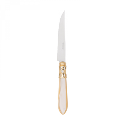 Nóż do steków Casa Bugatti Aladdin Ivory/Gold