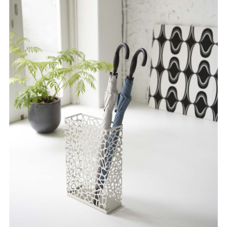  Yamazaki Nest rectangular white umbrella holder - 2