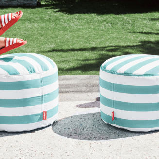  Fatboy Point Outdoor Stripe Azur pouffe 35x50 cm - 3