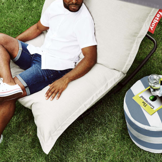  Fatboy Point Outdoor Stripe Azur pouffe 35x50 cm - 2