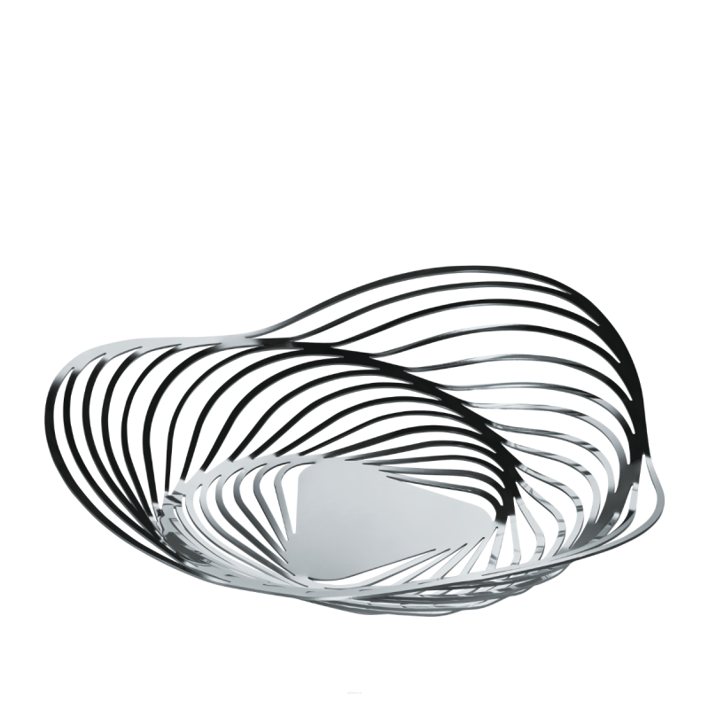 Alessi Trinity fruit platter, polished, 26 cm