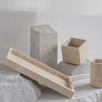 Kubek łazienkowy Mette Ditmer Denmark Travertine - 3