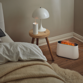 Air humidifier with aromatizer and fireplace effect Stadler Form Ben white | BUY CHEAPER WITH A DISCOUNT CODE - 6