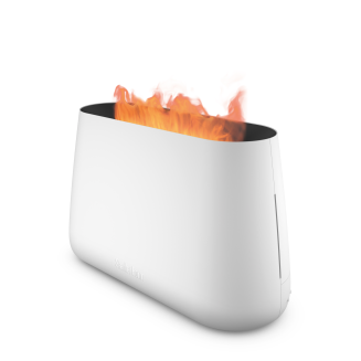 Air humidifier with aromatizer and fireplace effect Stadler Form Ben white | BUY CHEAPER WITH A DISCOUNT CODE - 10