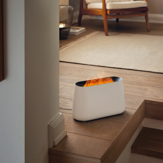 Air humidifier with aromatizer and fireplace effect Stadler Form Ben white | BUY CHEAPER WITH A DISCOUNT CODE - 11