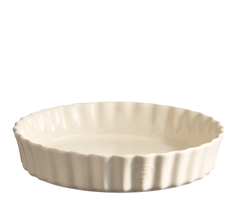  Emile Henry tart dish 24 cm cream