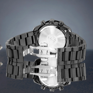 Zegarek Męski Giewont Chronograph Sapphire Czarny GW8720-B1 - 6