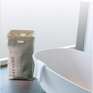  Aquanova Evora gray laundry basket - 2