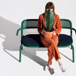 Poduszka na ławkę Fatboy Bankski Toní Thunder Grey - 4