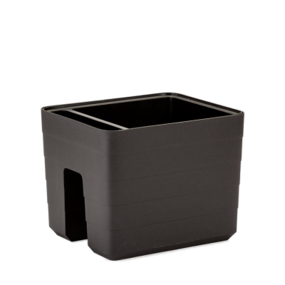 Balkonowa donica samo-nawadniająca Plastia Berberis 26x30 cm szary