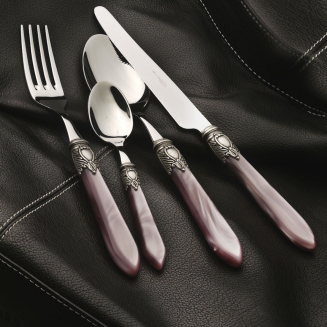 Nóż obiadowy Casa Bugatti Oxford Ivory/Old Silver - 3