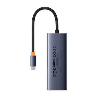 Hub 5w1 Baseus UltraJoy 5-Port (1xHDMI4K@30Hz + 4xUSB 3.0) Szary - 7