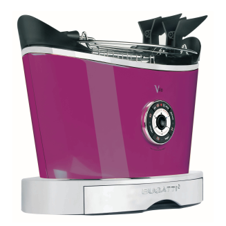  Casa Bugatti Volo toaster fuchsia | BUY CHEAPER WITH A DISCOUNT CODE - 2