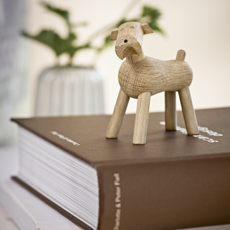  Wooden figurine Kay Bojesen Dog Tim oak - 4