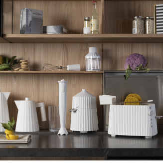 Alessi Plisse citrus juicer white - 3