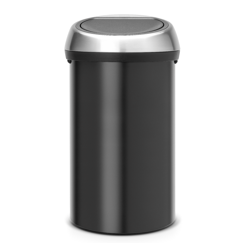Brabantia Touch Bin 60l black with FPP cover