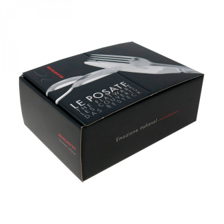 Zestaw sztućców obiadowych Casa Bugatti Oxford White/Old Silver 24 szt. - 2