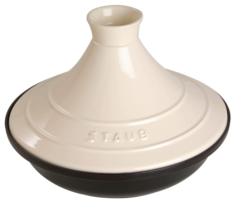  Tagine dish Staub beige and black 28 cm