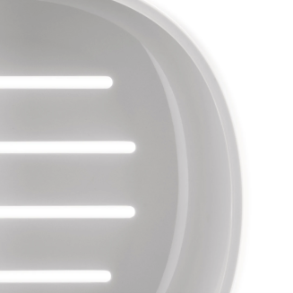 Alessi Birillo bathroom shelf, white - 2