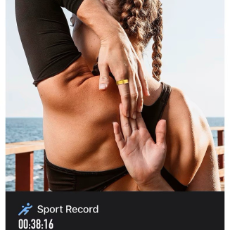 Smart Ring RUBICON R6 Gold SIZE-9(US) SMARUB322 - 9