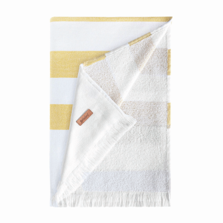  Bricini Costa Nova Mustard beach towel, 2 sizes - 2