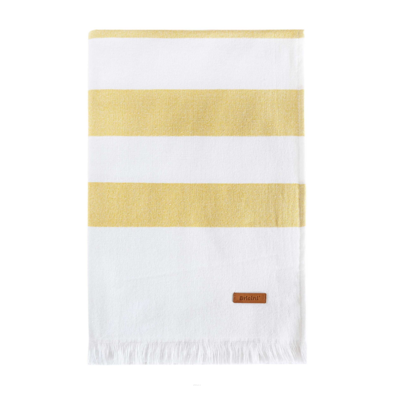 Bricini Costa Nova Mustard beach towel, 2 sizes