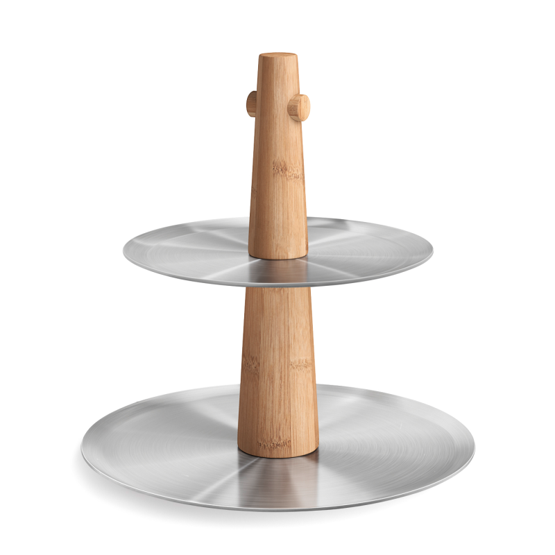 Zack Sevore two-tier cake stand