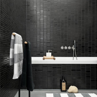  Aquanova Oscar Black toilet paper holder - 2