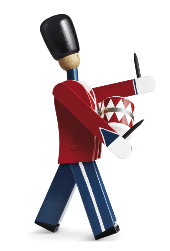  Figurine of a soldier with a snare by Kay Bojesen, 22 cm