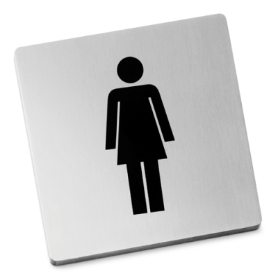 Zack Indici women's toilet sign