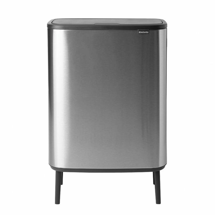 Brabantia Bo Touch Bin 60l, brushed steel