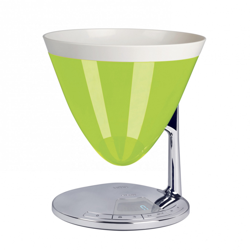  Casa Bugatti Uma electronic scale with timer, green