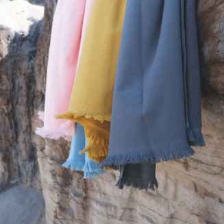  Bricini Isla Cantaloupe beach towel 2 sizes - 4