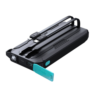 Powerbank Joyroom JR-L017 10000mAh, 22.5W, z kabel Lightning + USB-C (czarny) - 4