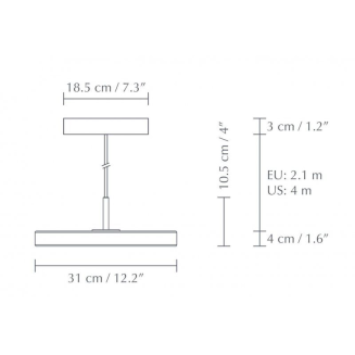  Lamp Umage Asteria Mini Nuance Rose - 3