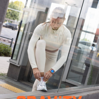 Smartwatch Gravity Różowe Złoto Pasek i Bransoleta GT5-5 - 12