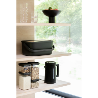  Brabantia Nic Dark Gray breadbox - 11