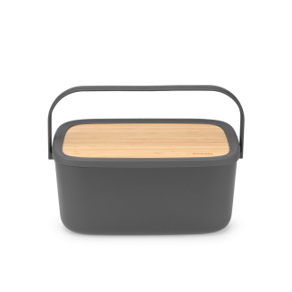  Brabantia Nic Dark Gray breadbox - 4