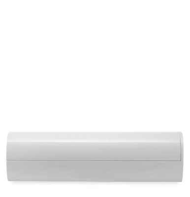 Alessi Birillo cotton pad container, white