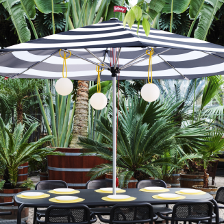 Fatboy Stripesol Anthracite sun umbrella ø 350 cm - 5