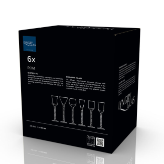 Kieliszki do wódki Lyngby Glas Aquavit Rom 6 szt. - 9