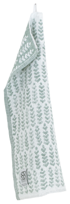  Lapuan Kankurit RUUSU X HVITTRÄSK towel white-aspen green 48x70 cm
