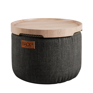 SACKit Serving Tray white stained oak pouf - 3