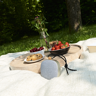 SACKit Serving Tray white stained oak pouf - 2