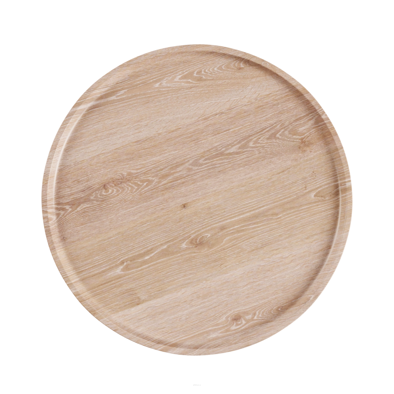 SACKit Serving Tray white stained oak pouf