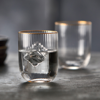 Lyngby Glass Palermo Gold water glasses, 4 pcs. - 5