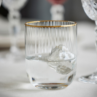 Lyngby Glass Palermo Gold water glasses, 4 pcs. - 7