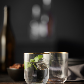 Lyngby Glass Palermo Gold water glasses, 4 pcs. - 6